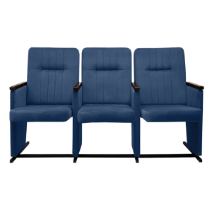 Трехместные секции стульев для актовых залов КР 24х3