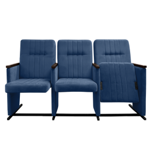 Трехместные секции стульев для актовых залов КР 24х3
