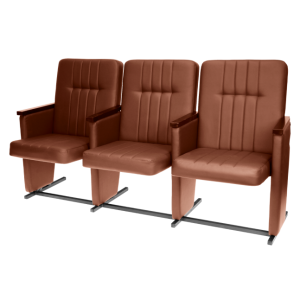 Трехместные секции стульев для актовых залов КР 24х3