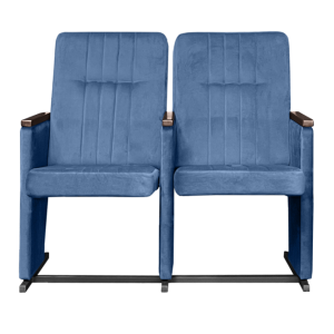 Двухместная секция стульев для актовых залов КР 24х2