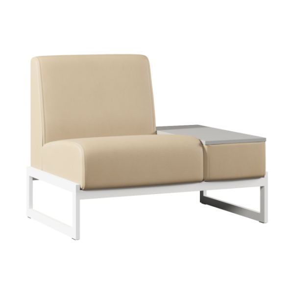 Диван одноместный со столиком слева TRINITI