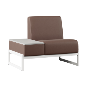 Диван одноместный со столиком справа TRINITI