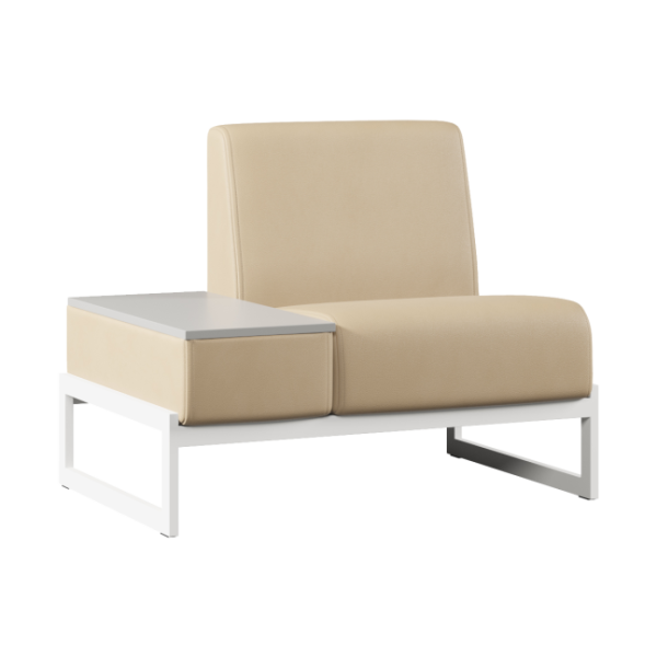 Диван одноместный со столиком справа TRINITI