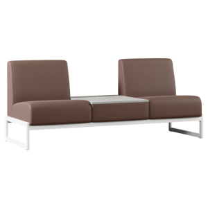 Диван двухместный со столиком в центре TRINITI